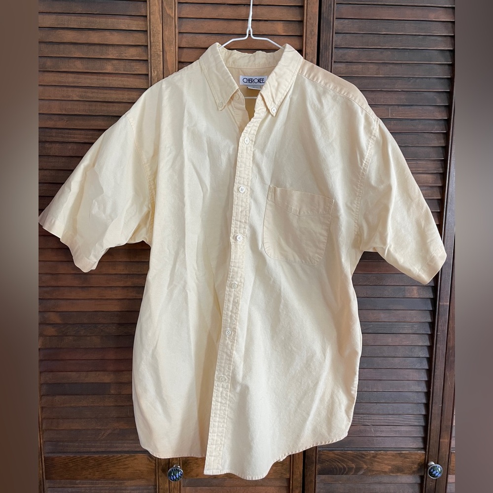 Vintage Boys Cherokee Yellow Button Up